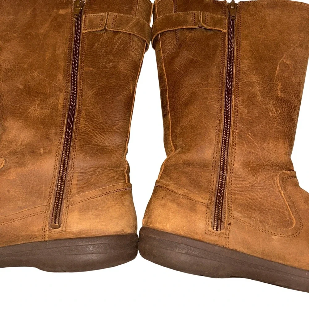 Merrell Tremblant Ezra Womens Brown Leather‎ Waterproof Mid Calf Boots J95324 9